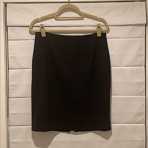 Black suiting skirt